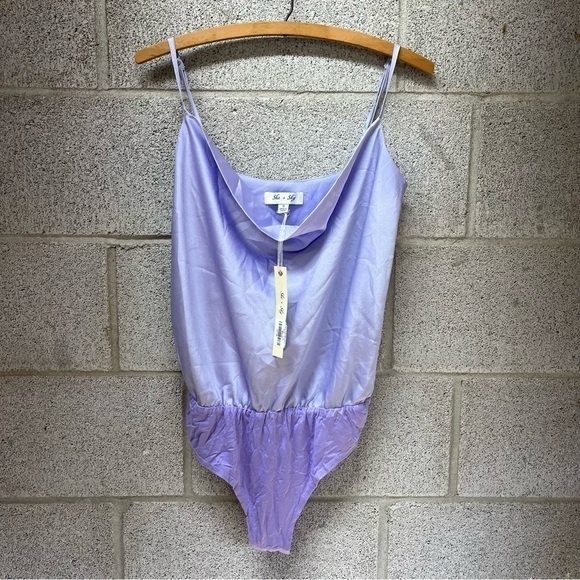 NWT She + Sky Lavender Bodysuit - Picture 4 of 7